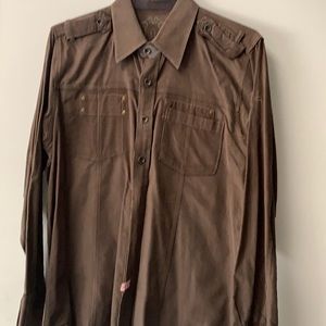 Men’s long sleeve corduroy shirt